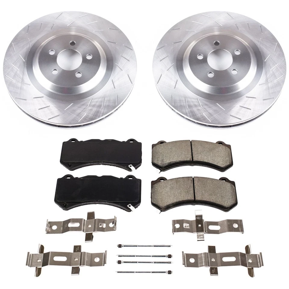 KOE8169 Powerstop 2-Wheel Set Brake Disc and Pad Kits Front for Dodge Challenger — 第 4/4 张图片