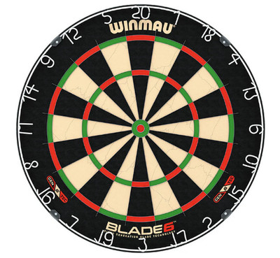 Winmau Blade 6 Single Core Dartboard   6th Generation Technology