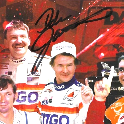 2025 年 7 特雷弗·贝恩 + 6 木签签名。 赛车 FANDAY OCTOBER 24 周年明信片! — 第 2/4 张图片