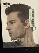 Shokz OpenRun S803 Bone Conduction Neckband Headphones Bluetooth Black