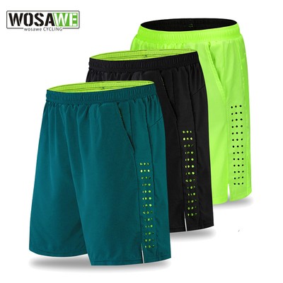 WOSAWE Herren Fahrrad-Unterhose – Gel Gepolstert, Kompressiv, Schnell Trocknend, Schwarz