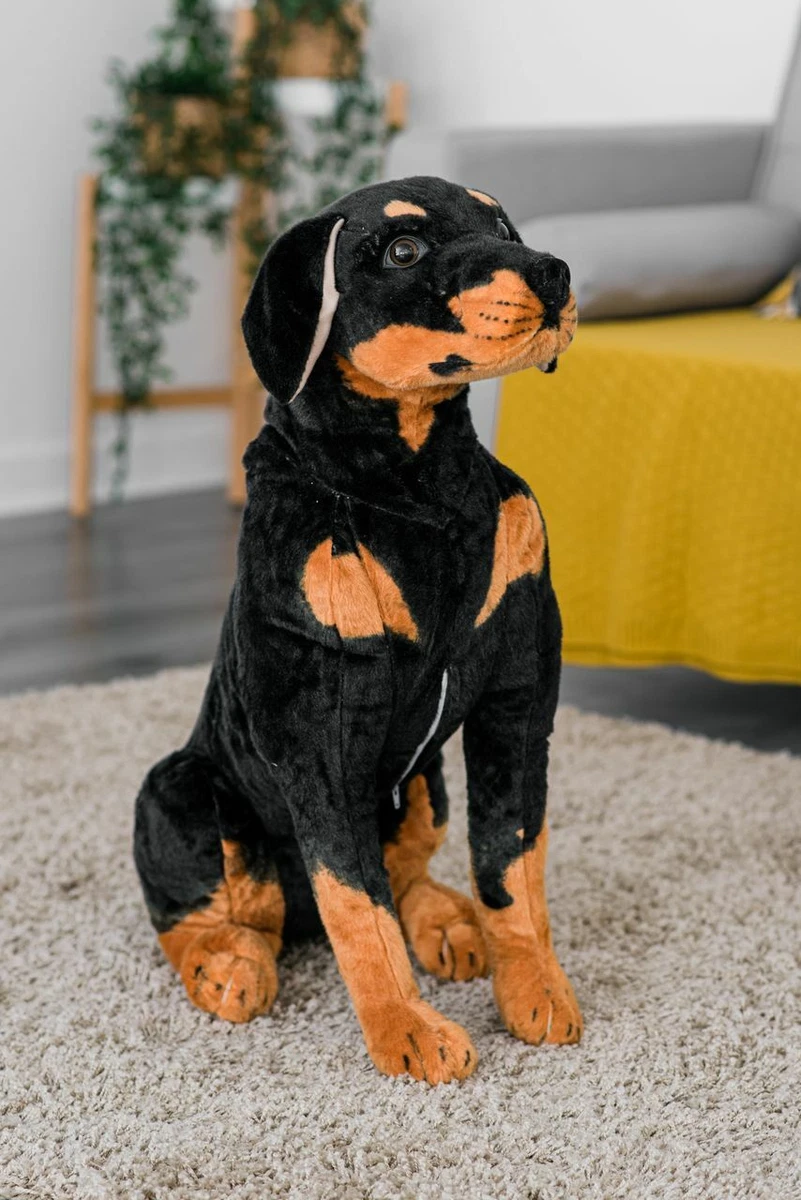 Peluche rottweiler gigante sale