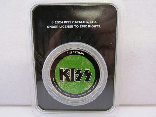 Kiss Rock Band 1 oz Silbermedaillen Münze Raumfahrer Dämon Starchild Catman 4er Set - Bild 7 von 9
