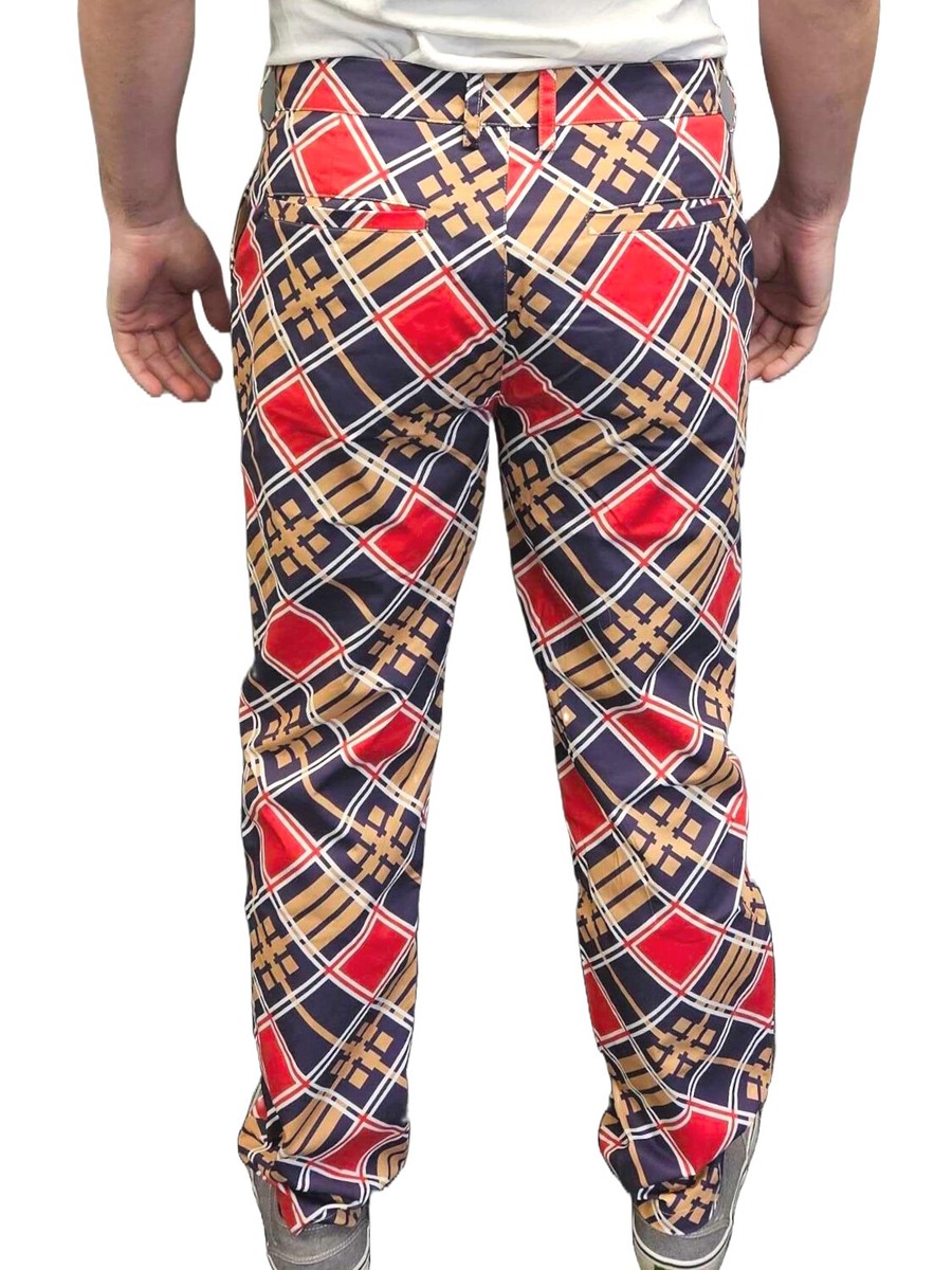 wjk-GOLF-WJKG- WOVEN PANTS (gf510d) Al Czervik Patterned Golf