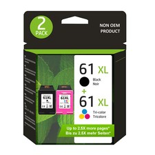 61XL XXL Black Color Ink Printer Cartridge For HP ENVY 4500 4501 4502 4504 5530