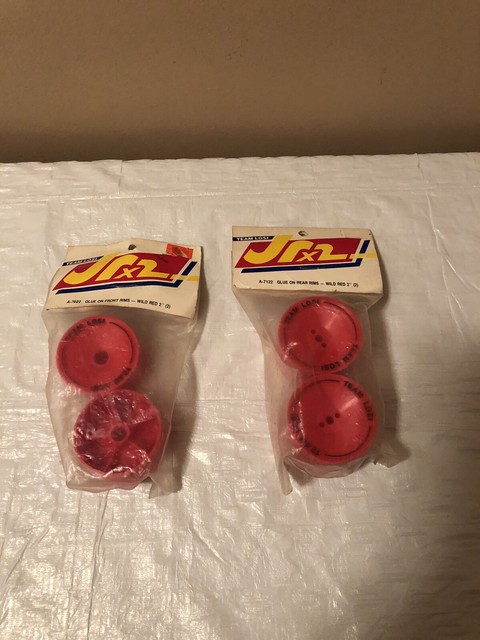 Team Losi A-7022 & A-7122 WHEELS WILD RED 2