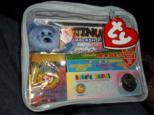 NEW Ty Beanie Baby Official Club Member Kit BBOC Platinum Edition II NEW! - Picture 3 of 7