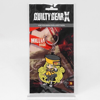 Guilty Gear Xrd Strive Millia Rage PVC Keychain Figure