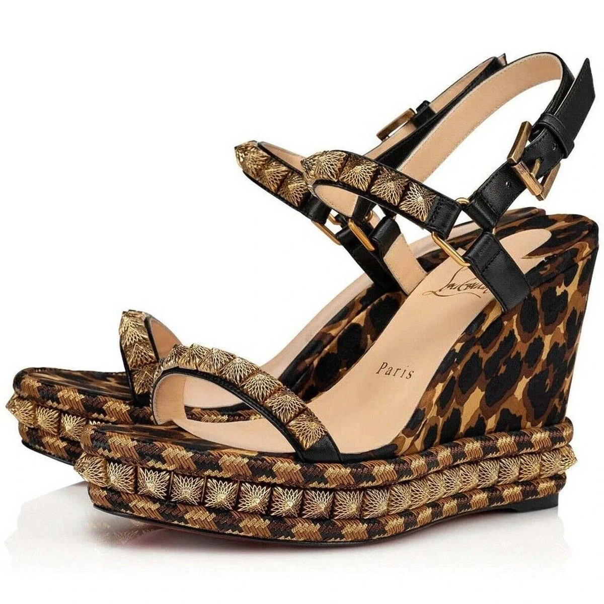 Louboutin platform hotsell wedge
