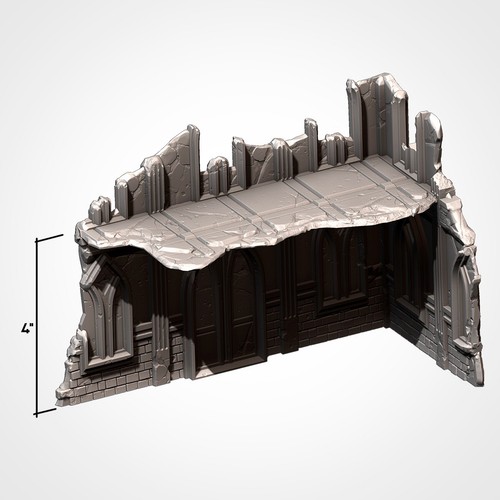 Classic Ruins - G-W compatible competitive tournament tabletop terrain layout - Picture 10 of 24