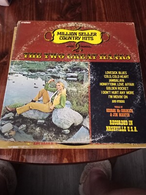 Million-seller Country Hits The Two Great Hanks Vinyl G