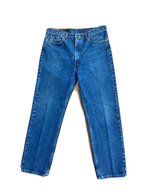 Vintage Levis 505 Mens Blue Jeans Tag Sz 38X30 Actual Sz Vintage Levis 505 Mens Blue Jeans Tag Sz 38X30 Actual Sz