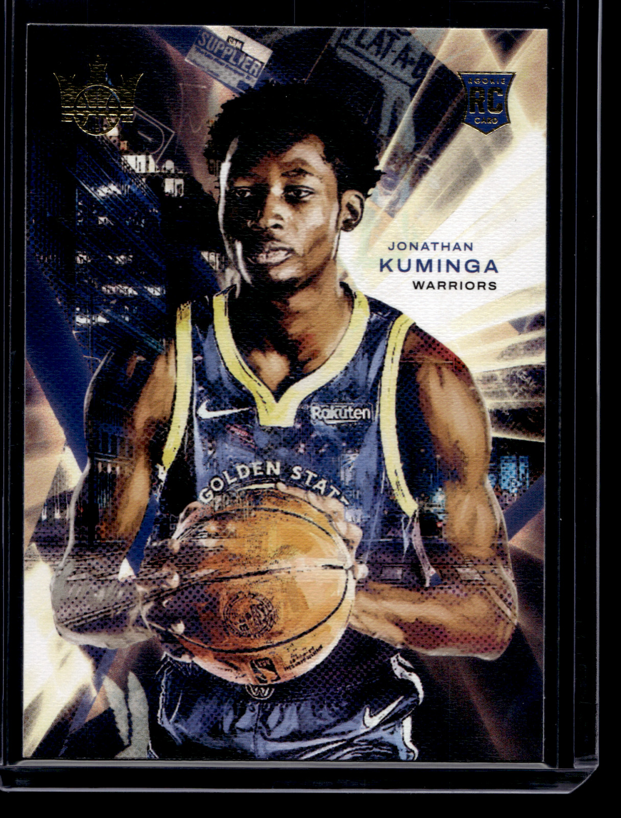 Jonathan Kuminga Rookies Level I Court Kings 2021-22 Panini Card #100 Warriors