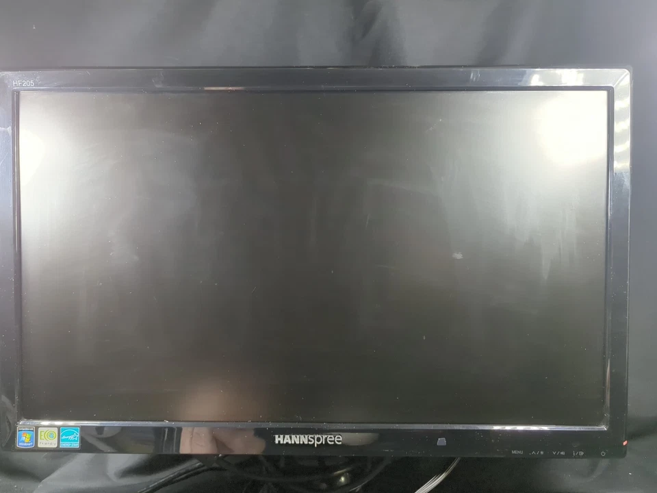 HANNspree HF series HF205DPB 20" LCD Monitor 1600 x 900 DVI - built in speakers - Image 4 of 4