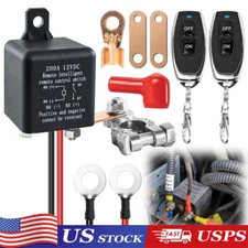 Battery Disconnect Switch Remote Control Anti Theft Kill Switch for Car Truck RV