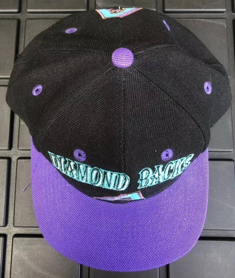 Vintage 90s Arizona Diamondbacks Twins Enterprise Snapback Hat Cap Genuine MLB - Image 4 of 4