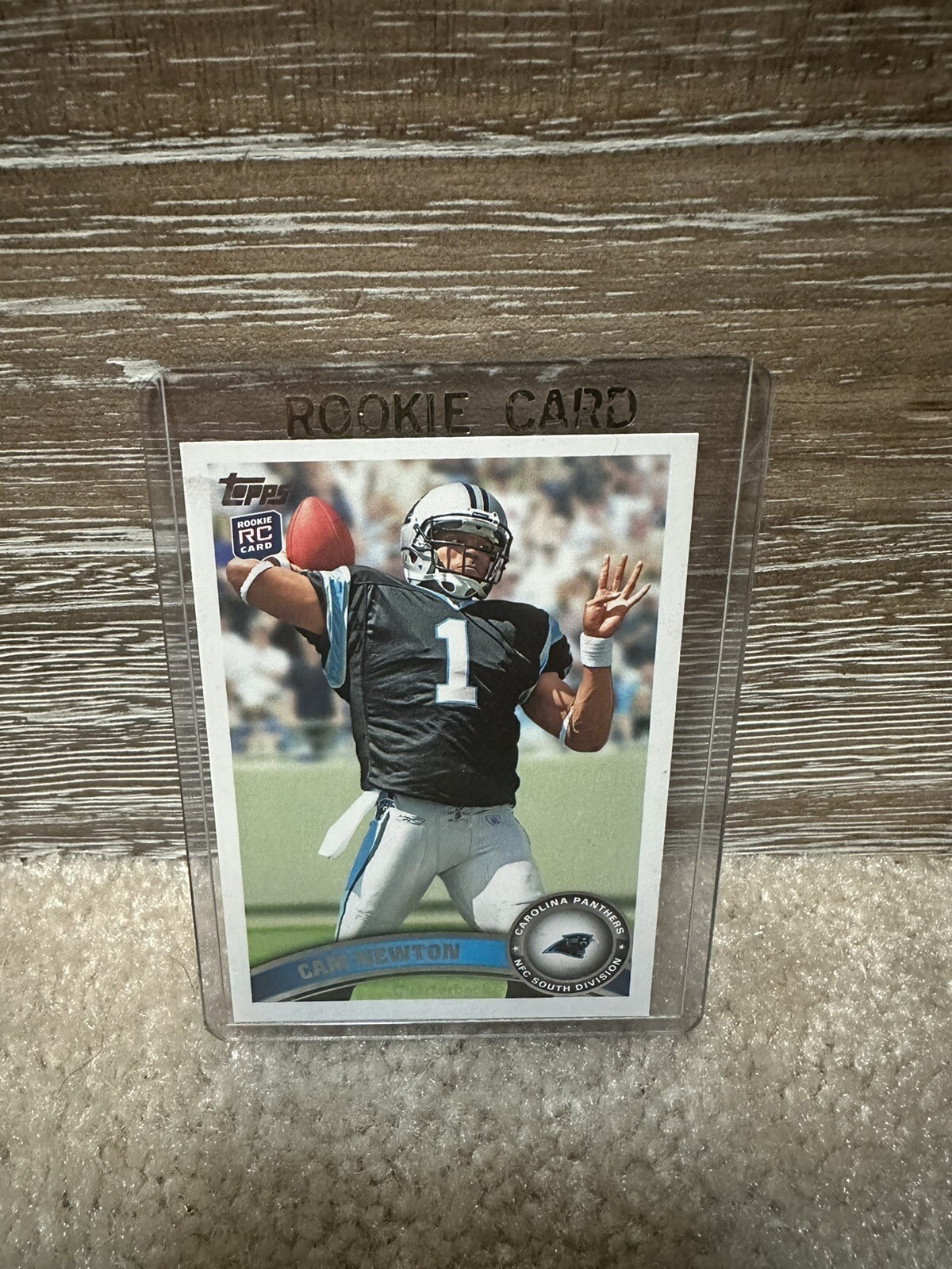 2011 TOPPS CAM NEWTON ROOKIE CARD RC CAROLINA PANTHERS #200