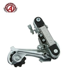 SUNRACE BRANDED BICYCLE CHROME REAR DERAILLEUR FRICTION RDM-10-LB DIRECT.