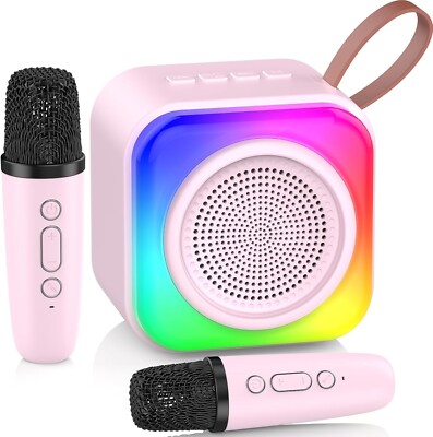 Karaoke Machine for Kids with Microphone, Birthday Gifts for Girls