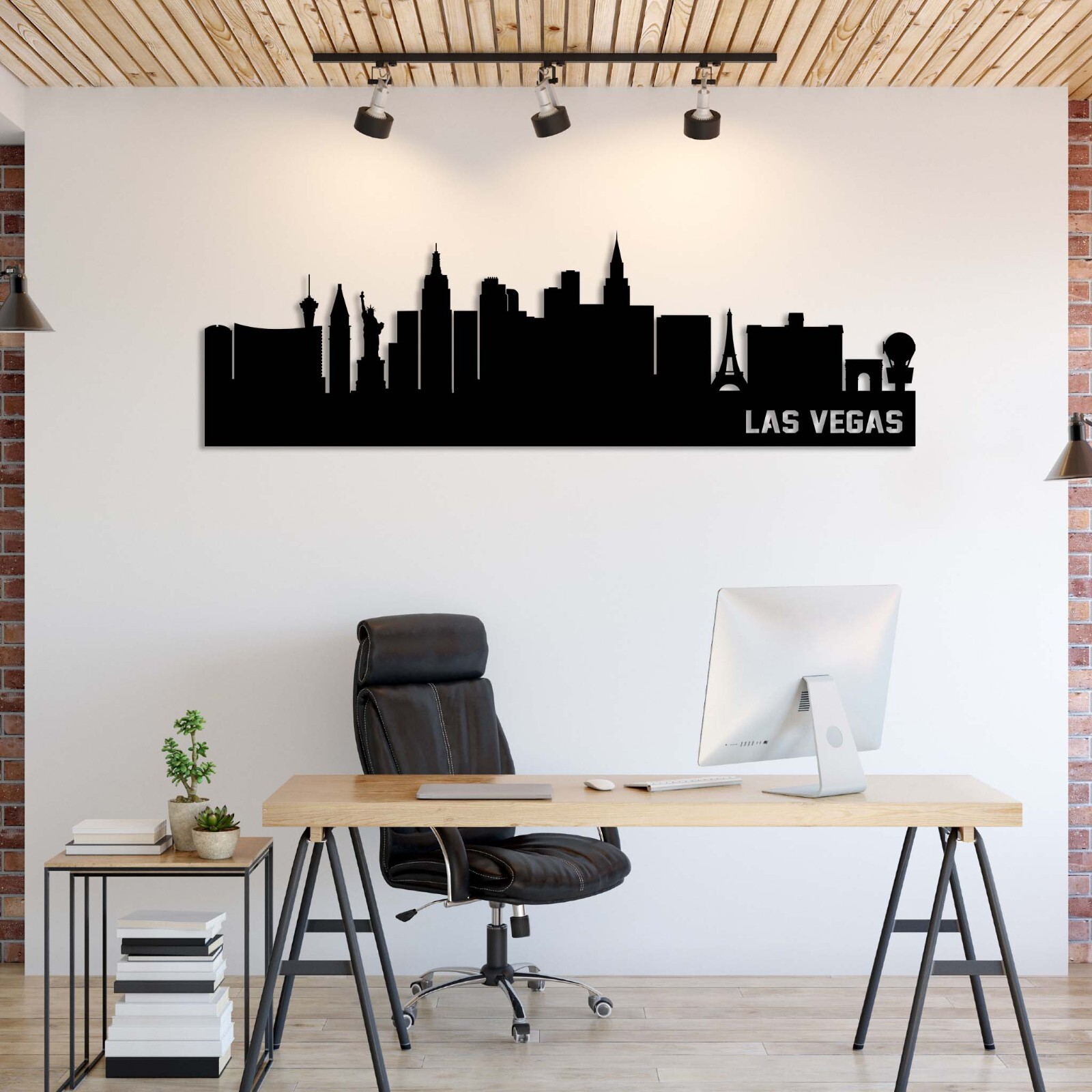 3D Metal Acrylic Las Vegas Skyline Wall Art Decor USA