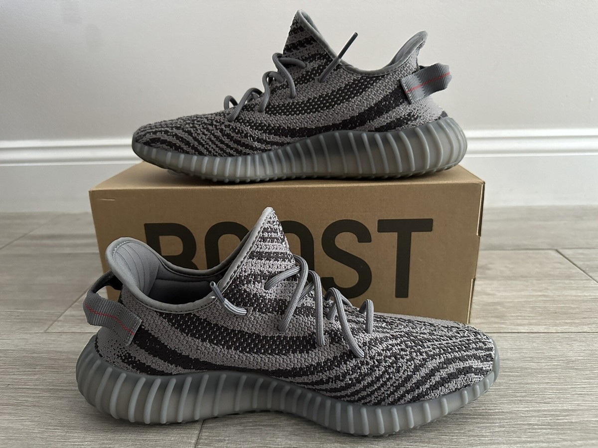 ADIDAS Yeezy Boost 350 V2 Beluga 2.0 AH2203 Grey Bold Orange Dark