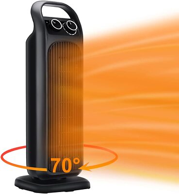 SONBION Elektroheizung, Lüfterheizung mit 2 Modi, 2000 W Keramikheizung für zu Hause