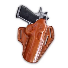 Leather OWB Pancake Holster For Desert Eagle Fits ALL CALIBERS 6'' Barrel #1089#