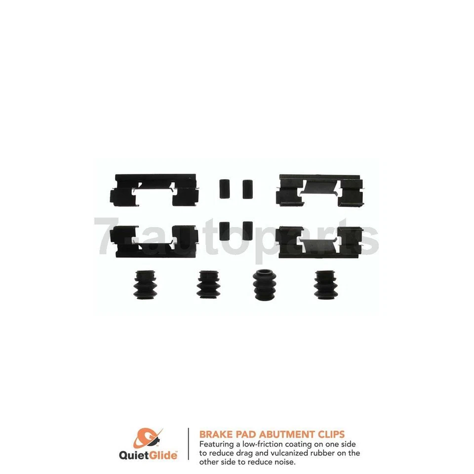 Kit de herrajes de freno de disco delantero Carlson para Jeep Commander 2006-2010 Foto 3 de 3