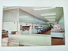 Interior Old Fashion Fruit Cake Factory Store Claxton Georgia Vintage Postcard