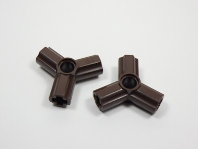 パーツ Chiano LEGO 2 Dark Brown Technic Triple Axle & Pin Connectors F10 | eBay