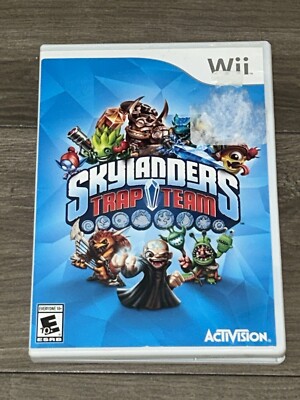 Skylanders Trap Team Wii Video Game 2014 Cartoon Comic Mischief Rated Everyone