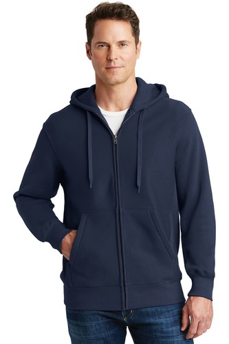 Sport-Tek F282 Men's Super Heavyweight Full Zip Long Sleeve Hoodie Sweatshirt - Picture 52 of 53