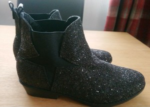 ladies sparkly ankle boots