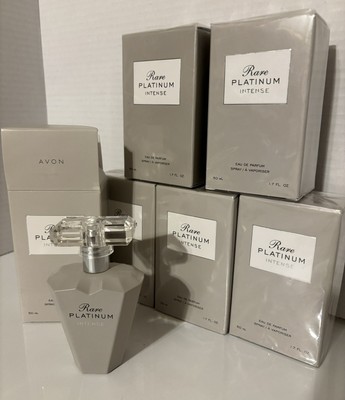Avon Rare Platinum Intense - Eau De Parfum Spray 1.7 oz Lot of 6