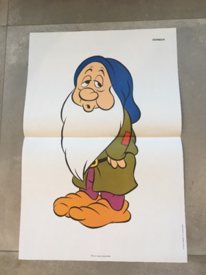 1 pouêt DORMEUR année 60's LEDRA élephant Blanche Neige et