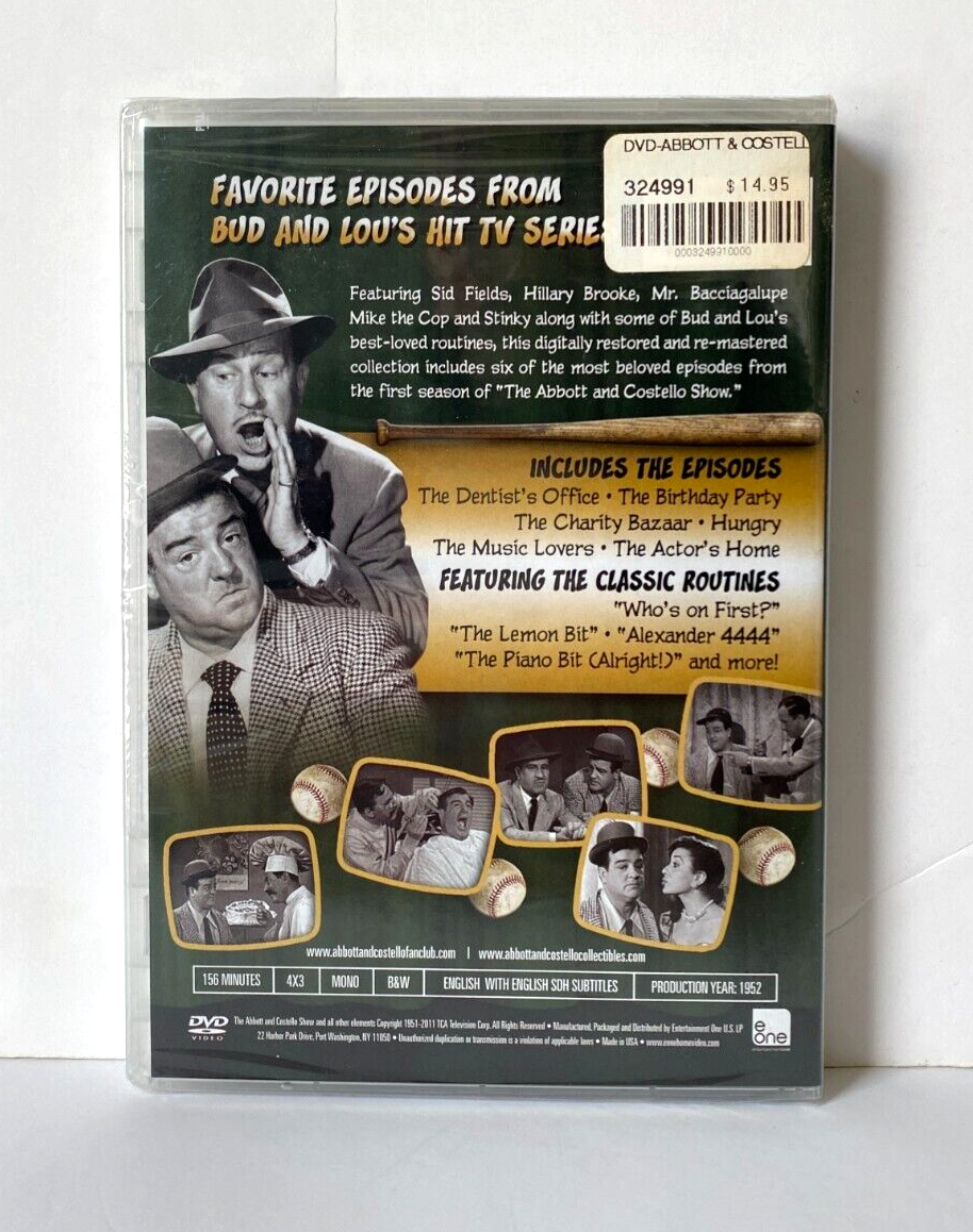 (未使用･未開封品)Abbott &amp; Costello Show: Whos on First [DVD] Amazon.com: Abbott & Costello: Who's on First? : Bud Abbott