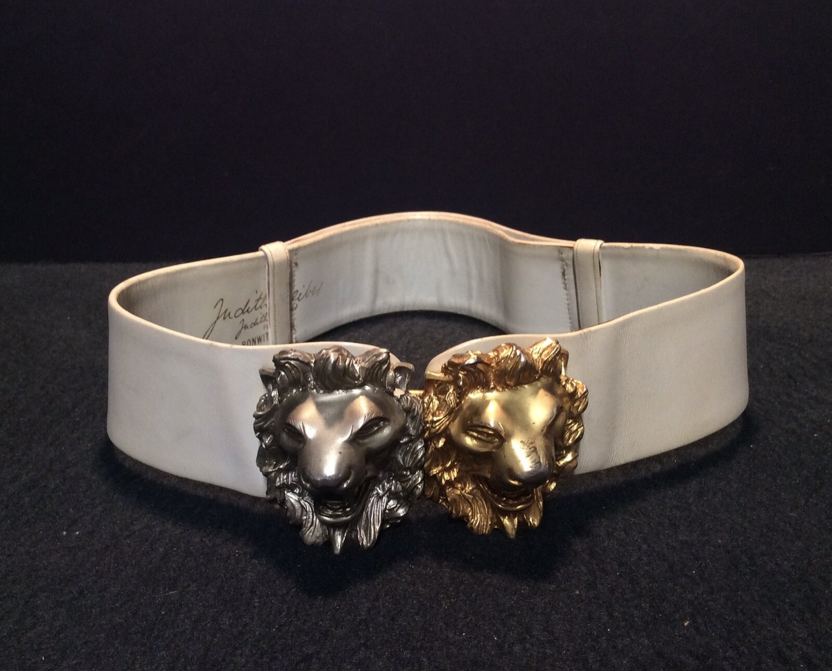 Judith Leiber Lion Head Belt | eBay