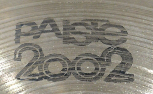 ¡ÚNICO DUEÑO DESDE NUEVO! PaiSTe 2002 ¡platillos de sombrero alto con logotipo negro de rock! LOTE J1 - Imagen 3 de 14