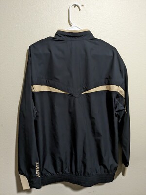 Nike Army Black Knights 1/4 Zip Windbreaker Jacket M West Point