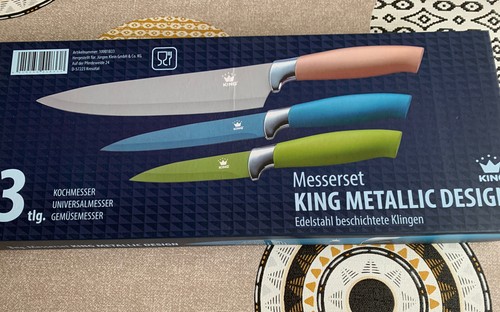 Messerset King Metallic Neu