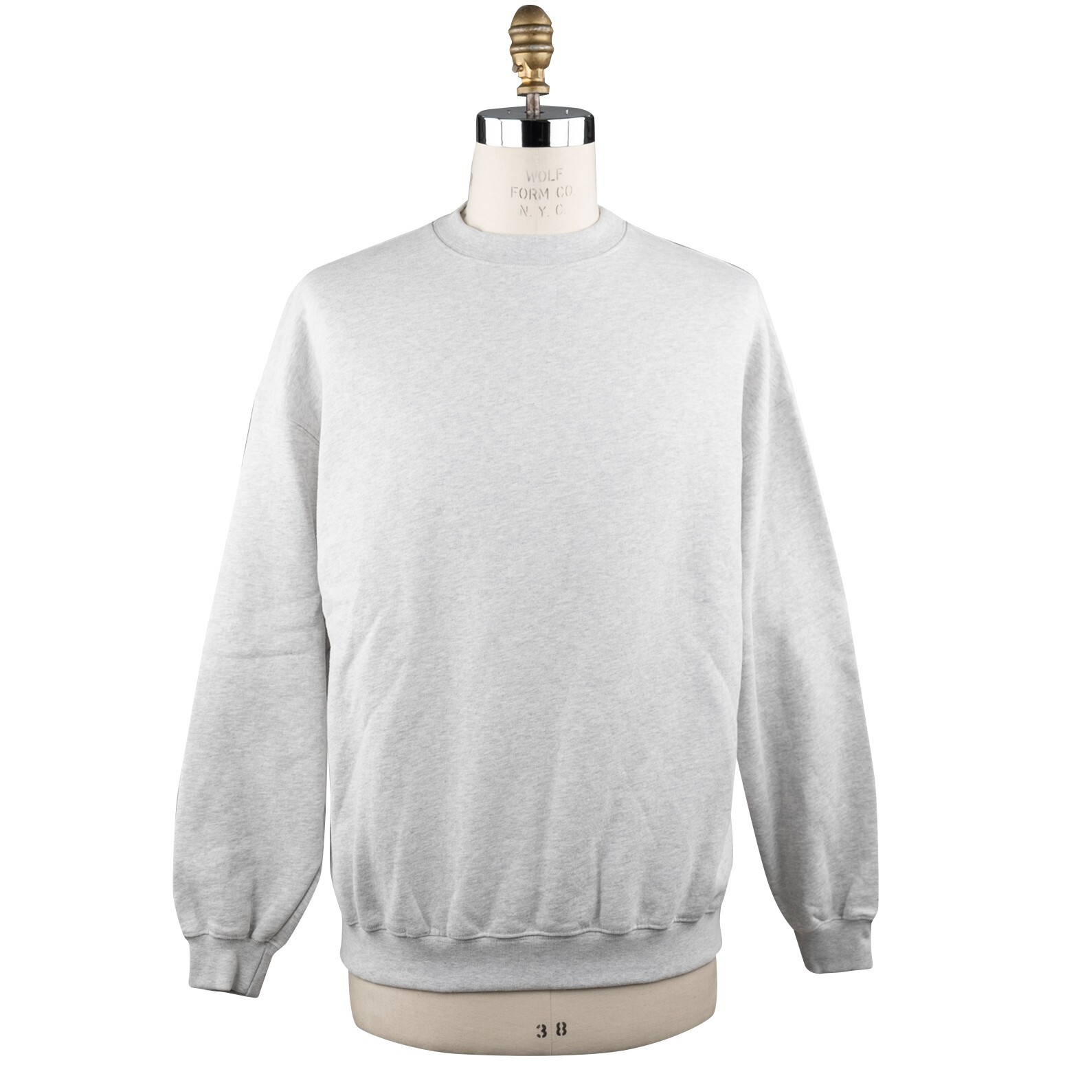 НОВЫЙ СВИТЕР-ОВЕРСАЙЗ ОТ KANYE WEST С КРУГЛЫМ ВЫРЕЗОМ ГОРЛОВИНЫ, 5 СЕЗОН, 100% ХЛОПОК, РАЗМЕР L, MX16