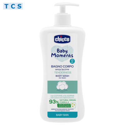 CHICCO baby moments - Körperbad ohne Tränen, Tenderness, 500 ml