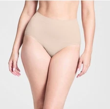 NWT~ Assets by Spanx sz S Nude Shaping Panty #10074R Smoother Briefs Panty o74