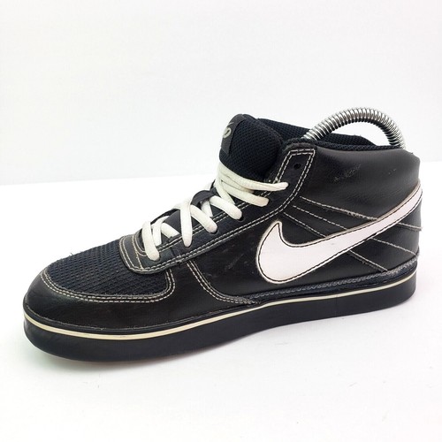 Nike Ruckus Mid Kids Size 6.5Y Womens Sz 8 Black White Sneaker Shoes 434691-003 - Picture 3 of 10