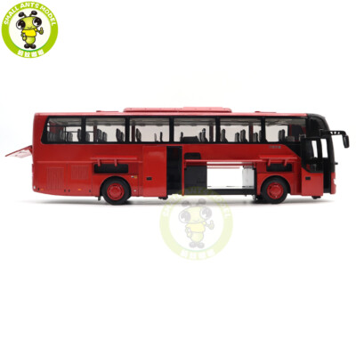 OEM 1/42 Yutong ZK6122H9 バスモデル OEM 1/42 Yutong ZK6122H9 bus model Red static decoration