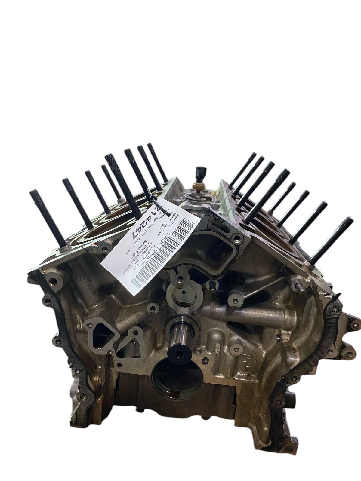 2017-2020 MASERATI LEVANTE M161 3.0L AWD TWIN TURBO ENGINE CYLINDER BLOCK *24K*