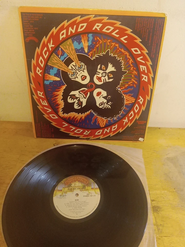 KISS -Rock N Roll Over 1 St Japan Press,Vip 6376 / In USA Cover Ex - Image 2 of 4