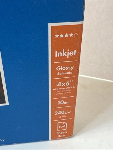 HP Premium Fotopapier 100 Blatt Ct 4x6 Glossy Brilliant & Glossy Satinado LESEN - Bild 5 von 10