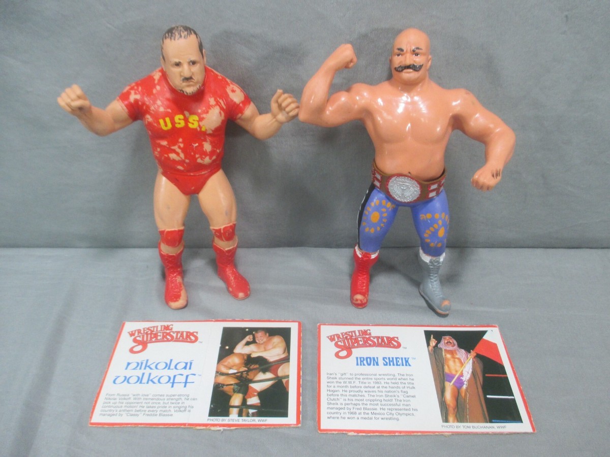 超レア本 The Leu Family's Family Iron WWF LJN Iron Sheik & Nikolai Volkoff w/belts | eBay