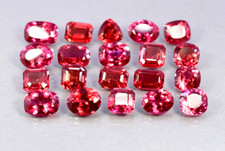 80 Ct Natural Ceylon Padparadscha Sapphire Mix Cut Certified Loose Gemstone Lot